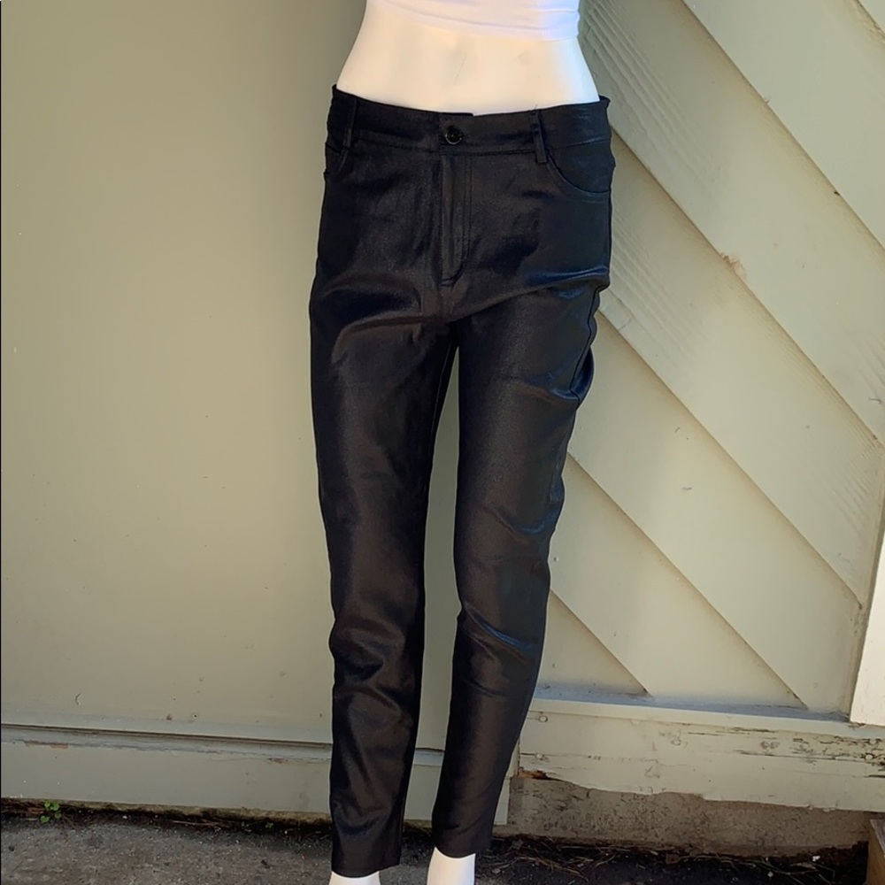 Shiny Black Jeans